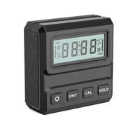 Kueohse Inclinómetro Transportador Digital, Medidor de Ángulos, Medidor de Ángulos, Imán, Regla de 90 Grados