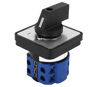 Kueohse Interruptor 660V 20a Giratorio de 4 Posiciones y 2 Interruptor de Cambio de Leva Giratorio Universal Interruptor de InversióN Del Motor EléCtrico