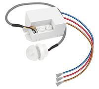 Kueohse Interruptor con Sensor de Movimiento PIR de 120 Grados con Detección Corporal Infrarroja para Detección de Presencia en el Techo, Ideal para Baños y Pasillos.