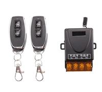 Kueohse Interruptor de Control Remoto de Bomba de Agua de 433MHz y 220V MóDulo Receptor de 1Ch 30A Transmisor InaláMbrico de Encendido/Apagado para Ventilador LED de Luz