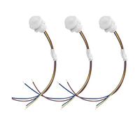 Kueohse Interruptor de Luz con Sensor de Movimiento de 3 Paquetes, Interruptor de Detección Inteligente con Sensor PIR, Interruptor de Luz Inteligente para Montaje en Techo o Pared