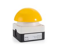 Kueohse Interruptor de Pie/Mano IP65 EFAK, Pulsador de Parada de Emergencia con Cabezal Tipo, Autoblocante, Autorreinicio y Antichoque B.