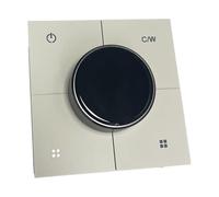 Kueohse Interruptor Inteligente TuYa con Atenuación X3, Panel Multifuncional Inteligente para Automatización del Hogar, Color Plateado