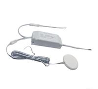 Kueohse Interruptor Táctil Penetrable de Madera de 110-220 V. Interruptor Táctil Regulable de 110 V y 220 V para Debajo del Gabinete. Paralelo A