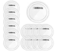 Kueohse Juego de 15 Alfileres de Botones AcríLicos, Alfileres de Botones, Haga Propios DiseñOs de ImáGenes de Botones, Insignias de Botones para Manualidades DIY