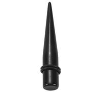Kueohse Juego de 18 conos de oreja de acrílico (negro)