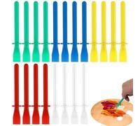 Kueohse Juego de 20 Herramientas para Esparcir Pegamento, Pinceles Aplicadores de Pegamento de Plástico, Barras de Pegamento, Pinceles Duraderos y Fáciles de Limpiar.