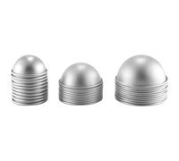 Kueohse Juego de 30 moldes de bola, 15 juegos de 3 tamaños y de baño para accesorios de bricolaje