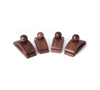 Kueohse Juego de 4 para Colgar Colchas, de Pared para Tapices, Abrazaderas para Mantas, Clips de Pared de Madera.