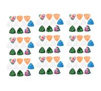 Kueohse Juego de 40 púas para guitarra (0,46 mm, 0,71 mm, 0,81 mm, 0,96 mm de grosor, celuloide)