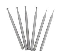 Kueohse Juego de 6 fresas de 90º: fresa de vástago 3/32 para hacer joyas Lapidarium 008-023, fácil de instalar, fácil de usar