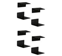 Kueohse Juego de 8 Organizadores de Altavoces Flotantes para Monitor de, Soporte de ExhibicióN para Libros, Soporte de Pared Flotante