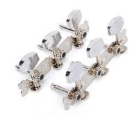 Kueohse Juego de clavijas de afinación, cabeza, triple, doble orificio, botón de guitarra, piezas de guitarra y accesorios, clavijas de afinación de guitarra, botones de afinación de guitarra A