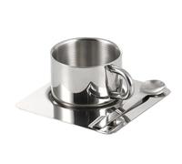 Kueohse Juego de de Café con Cuchara, Mantel Individual, de Agua, Accesorios de Vajilla para Cocina y Bebidas