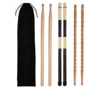Kueohse Juego de de Madera, de Bambú y Cepillos de Alambre para Niños y Adultos.
