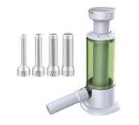 Kueohse Juego de Embutidora de Salchichas Manual con 4 Tubos de Llenado Embutidora de Carne Tipo Prensa para Salchichas Caseras