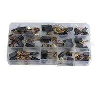 Kueohse Juego de Escobillas de Carbón para Motor Eléctrico: Kit de Reparación de Repuesto de 40 Paquetes con 10 Tamaños, Adecuado para Reparar Piezas de Herramientas Eléctricas