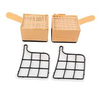 Kueohse Juego De Filtro 2 Filtros De Protección del Motor (Filtro del Motor) + 2 Filtros (Microfiltro) Hepa (Microfiltro/Filtro Hepa Adecuados para Kobold Vk 135, 136