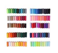 Kueohse Juego de Hilo de Coser 100 Colores 250 Yardas Cada Carrete Kit de Hilo de PoliéSter para Coser una Mano o una MáQuina