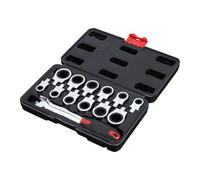 Kueohse Juego de Llaves de Trinquete, Fácil de Usar, Resistente, de Liberación Rápida, Multifunción, Desmontable, para Mantenimiento de Automóviles y Camiones.