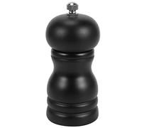 Kueohse Juego de sal y pimienta manual de pimienta molinillos de sal, sólido con grosor ajustable negro