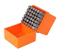 Kueohse Juego de Sellos con NúMeros y Letras MayúSculas de 36 Piezas de 3 Mm (A-Z y 0-9) para Imprimir Metal, PláStico, Madera,
