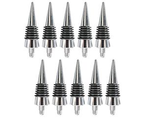 Kueohse Juego de Tapones de Metal para de Vino de 10 Piezas, Regalos de TapóN de en para Bodas, Fiestas de Vino