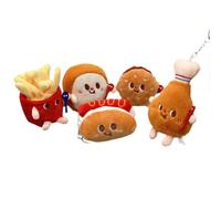 Kueohse Juguete de Peluche de Comida Simulación de Hamburguesa Peluches de Comida de Peluche de Comida para Fiesta Temática de Comida Regalos de Cumpleaños Mochila