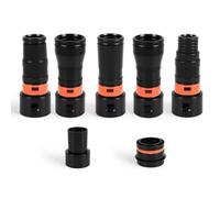 Kueohse Kit Adaptador Manguera para Recolección Polvo (7 Piezas) para la Mayoría Herramientas Eléctricas para Carpintería, Lijadoras y Aspiradoras Taller. Ideal para Recolección Polvo.