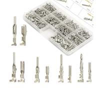 Kueohse Kit de 440 Conectores de Clavijas para Automoción, Terminales de Clavija de 1,5 A 2,8 Mm, Arnés de Cables para Enchufes de Calibre 22 A 12.