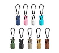 Kueohse Kit de 9 Protectores de Cebo para Calamar, Anzuelos para Pulpo, Calamar, Sepia, Paraguas, Señuelo, Tapa con Mosquetón, Aparejos de Pesca