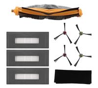 Kueohse Kit de accesorios compatible para robot aspirador Ozmo 930, 1 cepillo principal 3 filtro de alto rendimiento 4 cepillos laterales