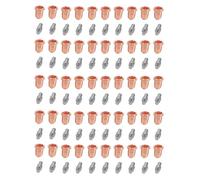 Kueohse Kit de Consumibles 100 Piezas S45 PR0110 PD0116 Puntas de Boquilla Aptas para Soplete de Corte por Plasma 0,8Mm