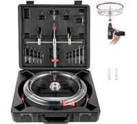 Kueohse Kit de de de Acero Ajustable de 40-200 mm con Broca de de Protección, Herramienta de Bricolaje para Placas de Yeso y Pizarras de