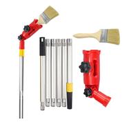 Kueohse Kit de Extensión de Varilla para Pincel de Múltiples Ángulos, Herramienta de Pintura Portátil, Soporte de Fijación Extensor Adecuado para Techos y Ventanas