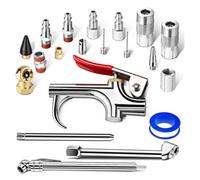 Kueohse Kit de Herramientas de Aire de 20 Piezas, Kit de Compresor de Aire, Herramientas de Aire con Acopladores de Conexión Rápida NPT de 1/4 de Pulgada, Accesorios de Compresor de Aire