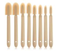 Kueohse Kit de Herramientas para Calafateo de Goma, 8 Uds., Herramienta de Acabado Calafateo Reutilizable, Esparcidor de EspáTula, Herramienta de Alisado para ZóCalo de Ladrillo, Cocina