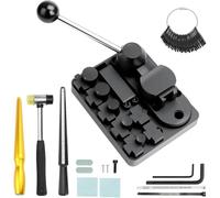 Kueohse Kit de Herramientas para Doblar Anillos con Matrices Ajustables: Herramienta de Precisión para Doblar Alambres de Cuchara y Crear Joyas Blandas de Cobre.