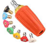 Kueohse Kit de Hidrolavadora con Boquilla Turbo de 4000 PSI Boquillas para Hidrolavadoras Piezas y Accesorios para Hidrolavadoras