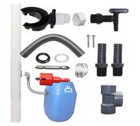 Kueohse Kit de Llenado de Depósito de Agua para Bajantes, Colector de Agua de Lluvia, Kit Desviador de Barril de Lluvia, Conecta el Tubo de Bajada Al Depósito de Agua