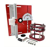 Kueohse Kit de Placa de Inserción para Mesa de Fresado de Aluminio, de Elevación para Fresado, Placa Abatible para Carpintería, para Recortadora de Banco de Trabajo.