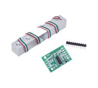 Kueohse Kit de Sensor de Peso de Celda de Carga Digital de Precisión de 1 Kg con Módulo HX711 para Básculas de Cocina Electrónicas y Proyectos de Bricolaje.