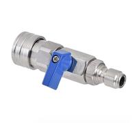 Kueohse Kit de VáLvula de Bola para Lavadora de Alta PresióN, Conector RáPido 3/8 NPT, 4500 PSI para Manguera de Lavadora EléCtrica