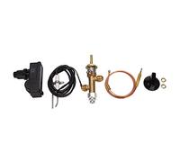 Kueohse Kit de VáLvula de Control de Seguridad para Chimenea de Gas Propano LPG de Baja PresióN, Kit de Encendido con BotóN para Parrilla de Gas, Calentador