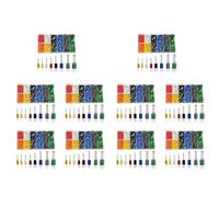 Kueohse Kit de Virolas de 8000 PCS, Conector de Crimpado de Virolas de Cable, Kit de Terminal de Extremo de Pin de Cable Aislado AWG 22-10, Kit de Virolas de Gran Surtido con Estuche