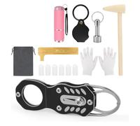 Kueohse Kit para Monedas: Incluye Lupa, Magnético, Tapa de Silicona, Calibrador, Alicates para Monedas y Martillo.