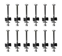 Kueohse Kits de Tornillos para TrampolíN, 12 Piezas de Tornillos de Acero Galvanizado para TrampolíN, Accesorios de FijacióN para TrampolíN Ensamblaje Reemplazo
