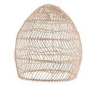 Kueohse Lámpara colgante de ratán, lámpara de techo vintage, bombillas E27, para vivienda, comedor, casa, cafetería, restaurante, lámpara colgante