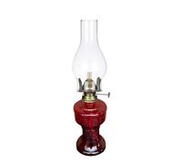 Kueohse Lámpara de aceite rústica, lámpara de carbón de vidrio vintage, lámparas de aceite para interiores, para uso en interiores, iluminación decorativa para el hogar, linterna de aceite C