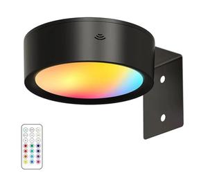 Kueohse LáMpara LED para Cuadros, Luz de ExhibicióN ArtíStica, Funciona con Pilas, Regulable, para Cuadros, 13 Modos de IluminacióN, Color Negro.